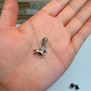 Authentic Pandora Sparkling Unicorn / Horse Charm